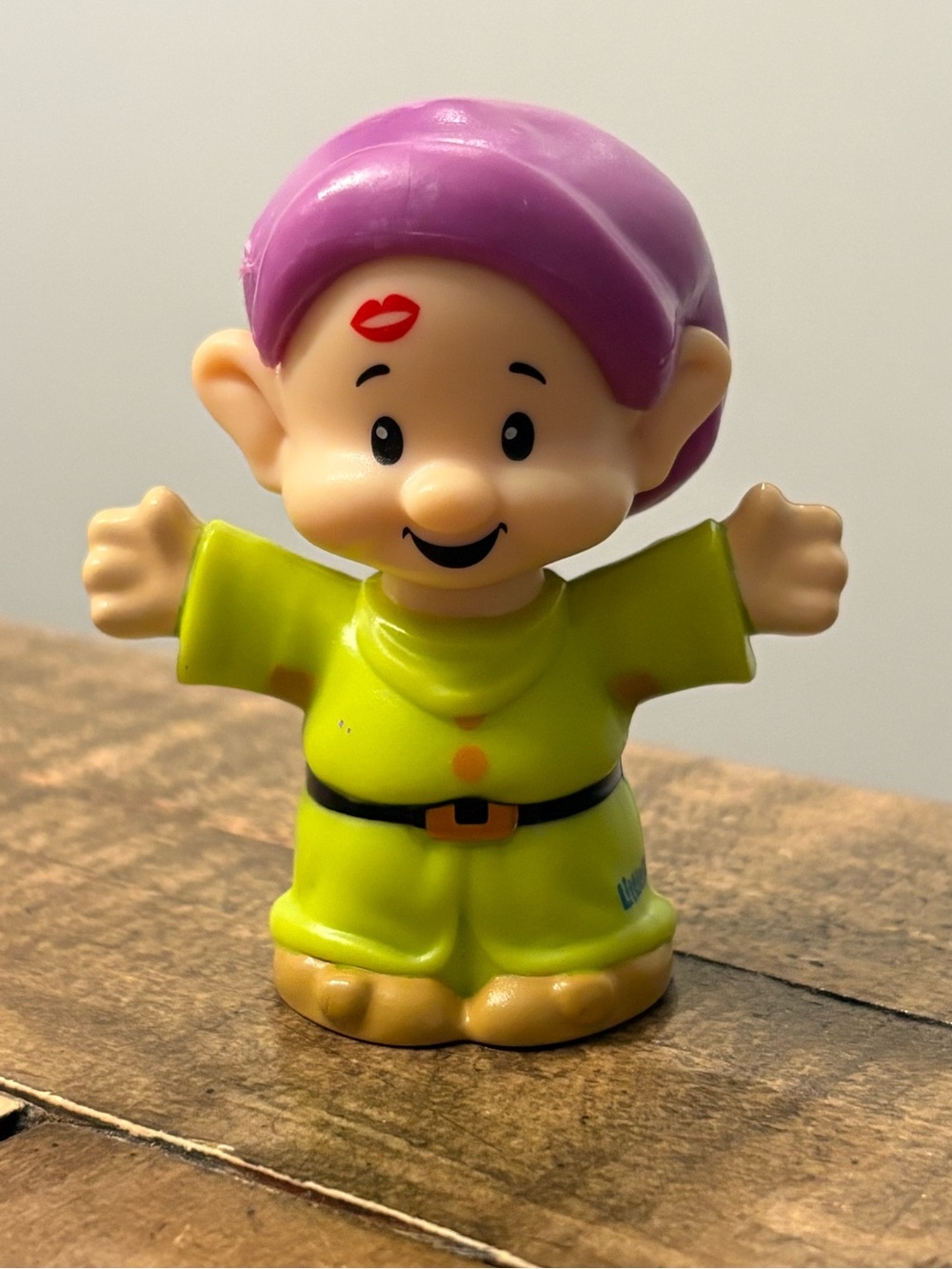 Little People Snow White’s Dwarf Dopey with Kiss on Forehead a